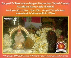 Leela Vinodhini Home Ganpati Picture