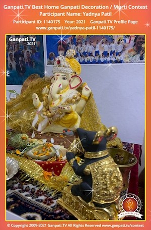 Yadnya Patil Home Ganpati Picture