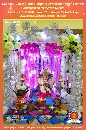 Savita Gedam Home Ganpati Picture