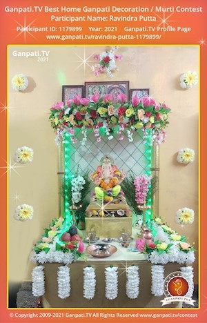 Ravindra Putta Home Ganpati Picture