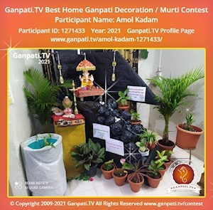 Amol Kadam Home Ganpati Picture
