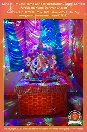 Daravan Chavan Home Ganpati Picture