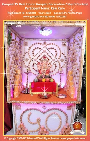 Raju Rane Home Ganpati Picture