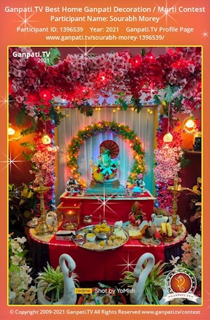 Sourabh Morey Home Ganpati Picture