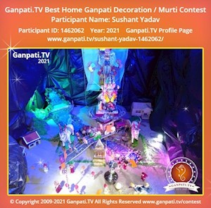 Sushant Yadav Home Ganpati Picture