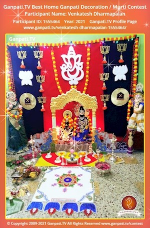 Venkatesh Dharmapalan Home Ganpati Picture