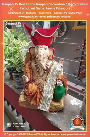 Reema Palanpure Home Ganpati Picture