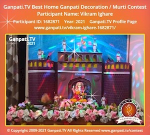 Vikram Ighare Home Ganpati Picture