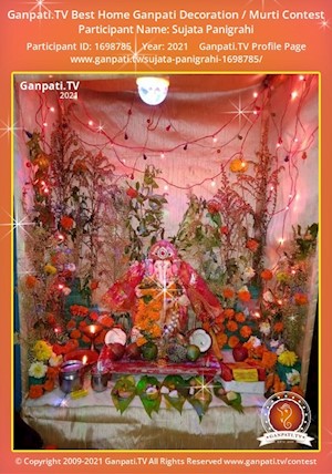 Sujata Panigrahi Home Ganpati Picture