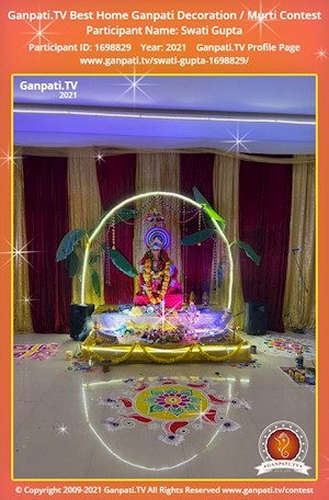 Swati Gupta Home Ganpati Picture