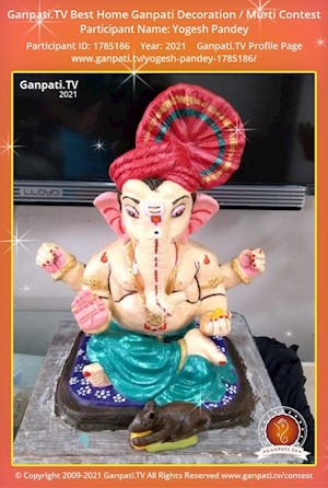 Yogesh Pandey Home Ganpati Picture