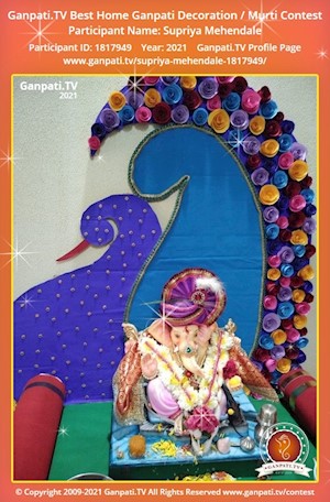 Supriya Mehendale Home Ganpati Picture