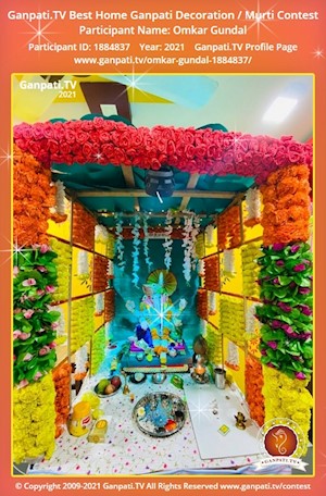 Omkar Gundal Home Ganpati Picture