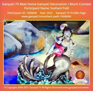 Sushant Patil Home Ganpati Picture