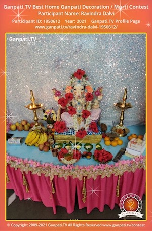 Ravindra Dalvi Home Ganpati Picture