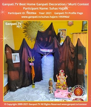 Suhas Hajare Home Ganpati Picture