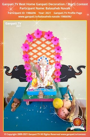 Balasaheb Navale Home Ganpati Picture