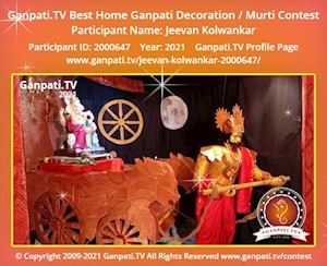 Jeevan Kolwankar Home Ganpati Picture