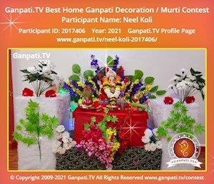 Neel Koli Home Ganpati Picture