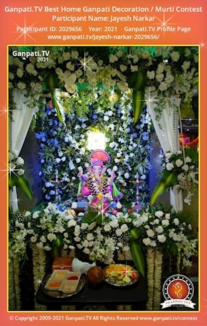 Jayesh Narkar Home Ganpati Picture