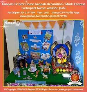 Vedashri Joshi Home Ganpati Picture