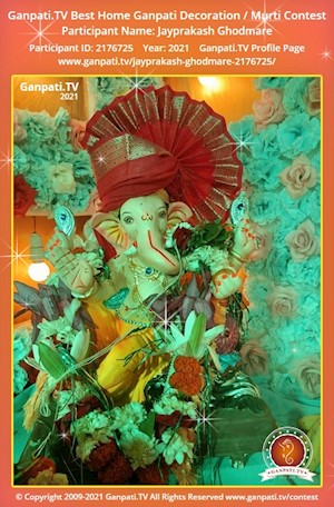 Jayprakash Ghodmare Home Ganpati Picture