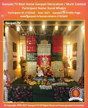 Kunal Mhatre Home Ganpati Picture