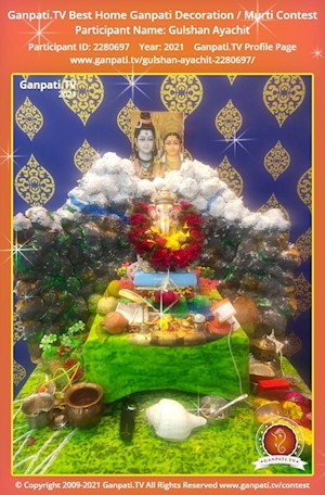 Gulshan Ayachit Home Ganpati Picture