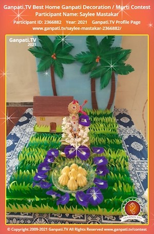 Saylee Mastakar Home Ganpati Picture