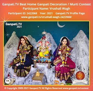 Vrushali Wagh Home Ganpati Picture