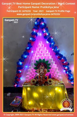 Pratikshya Jena Home Ganpati Picture