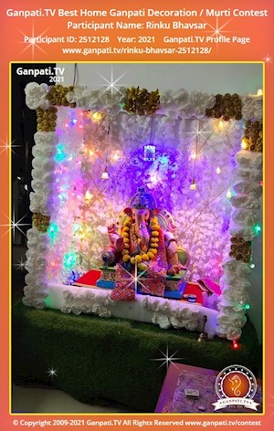 Rinku Bhavsar Home Ganpati Picture