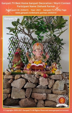 Dishank Parmar Home Ganpati Picture
