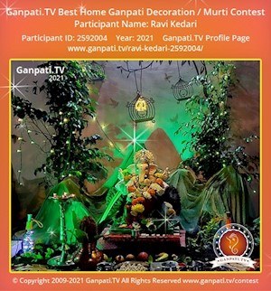 Ravi Kedari Home Ganpati Picture