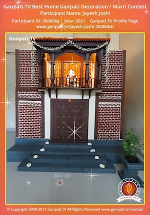 Jayesh Joshi Home Ganpati Picture