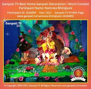 Namrata Bhimjiyani Home Ganpati Picture