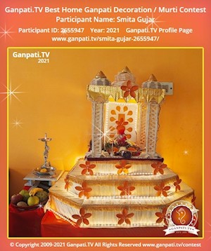 Smita Gujar Home Ganpati Picture