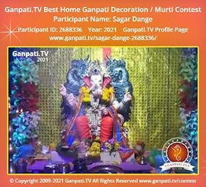 Sagar Dange Home Ganpati Picture