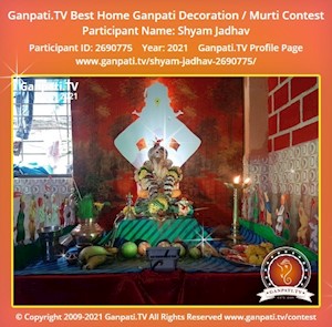 Shyam Jadhav Home Ganpati Picture