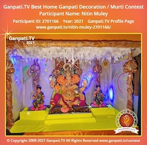 Nitin Muley Home Ganpati Picture
