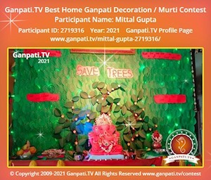 Mittal Gupta Home Ganpati Picture