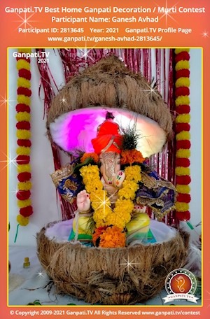 Ganesh Avhad Home Ganpati Picture