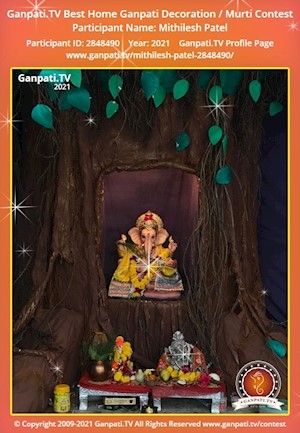 Mithilesh Patel Home Ganpati Picture