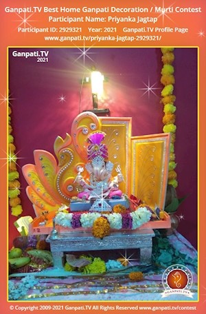 Priyanka Jagtap Home Ganpati Picture