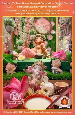 Vinayak Moorthy Home Ganpati Picture