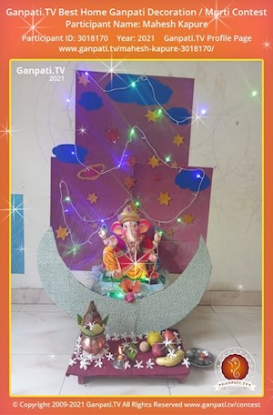 Mahesh Kapure Home Ganpati Picture