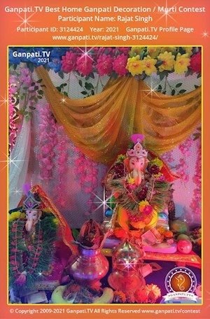 Rajat Singh Home Ganpati Picture