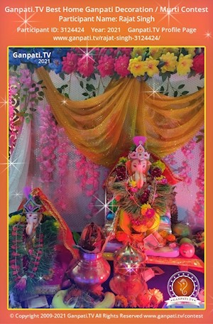 Rajat Singh Home Ganpati Picture