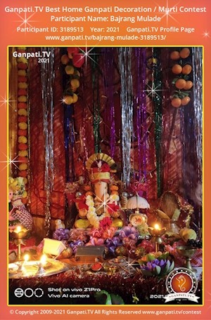 Bajrang Mulade Home Ganpati Picture