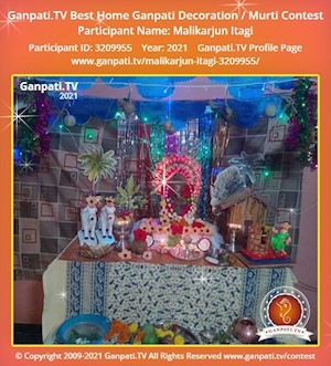 Malikarjun Itagi Home Ganpati Picture